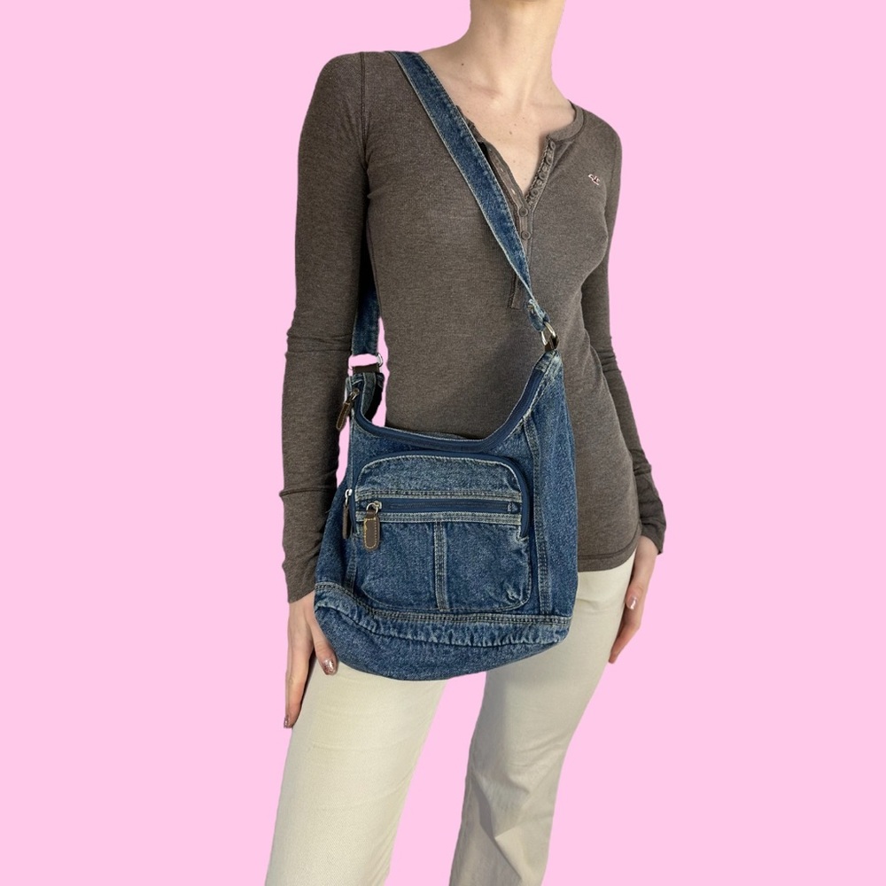 Y2K Denim Shoulder Purse Bag